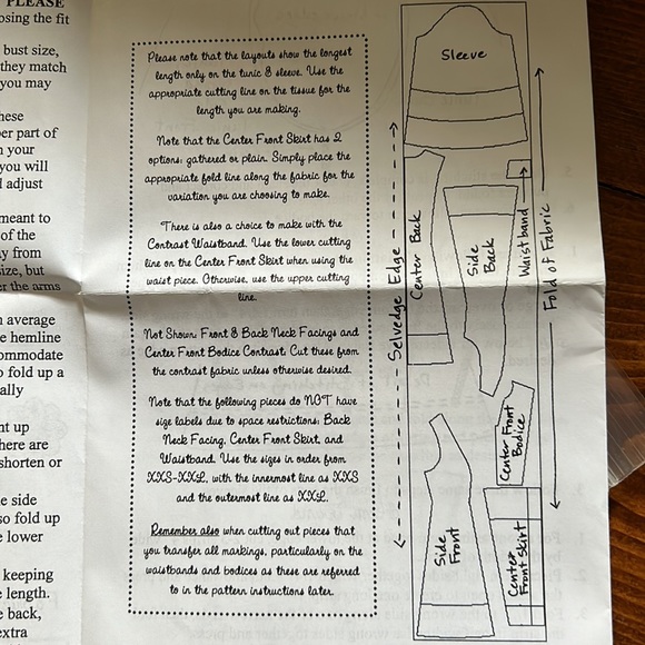 Serendipity Studio No. 114 The Princess Tunic sewing pattern New uncut - Picture 6 of 9